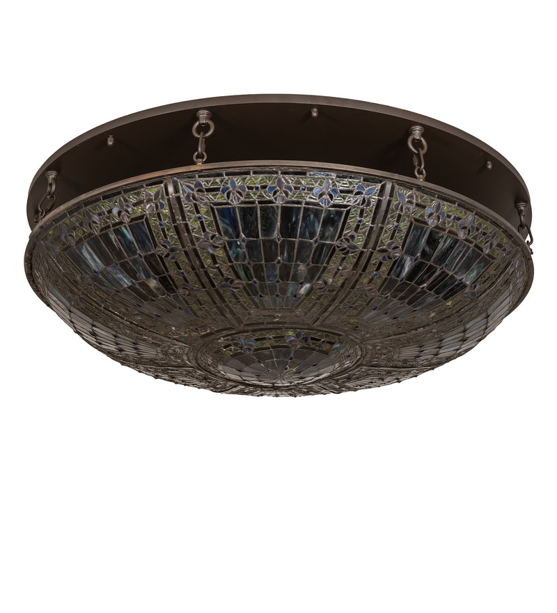 Meyda Tiffany 251123 Eight Light Flushmount, Oil Rubbed Bronze
