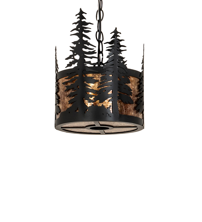 Meyda Tiffany 251324 Three Light Pendant, Solar Black