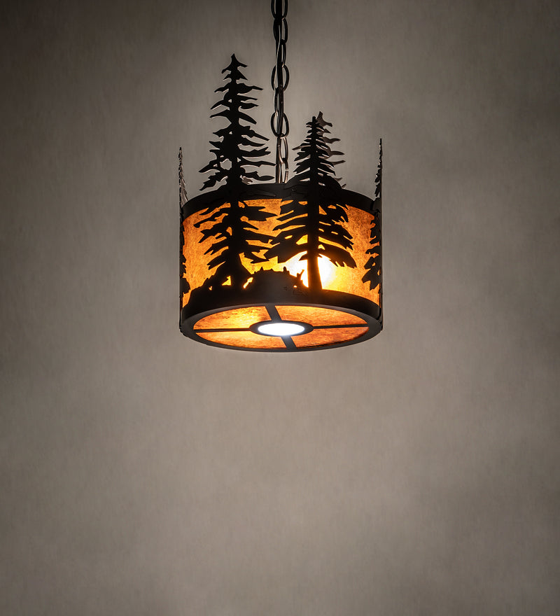 Meyda Tiffany 251324 Three Light Pendant, Solar Black