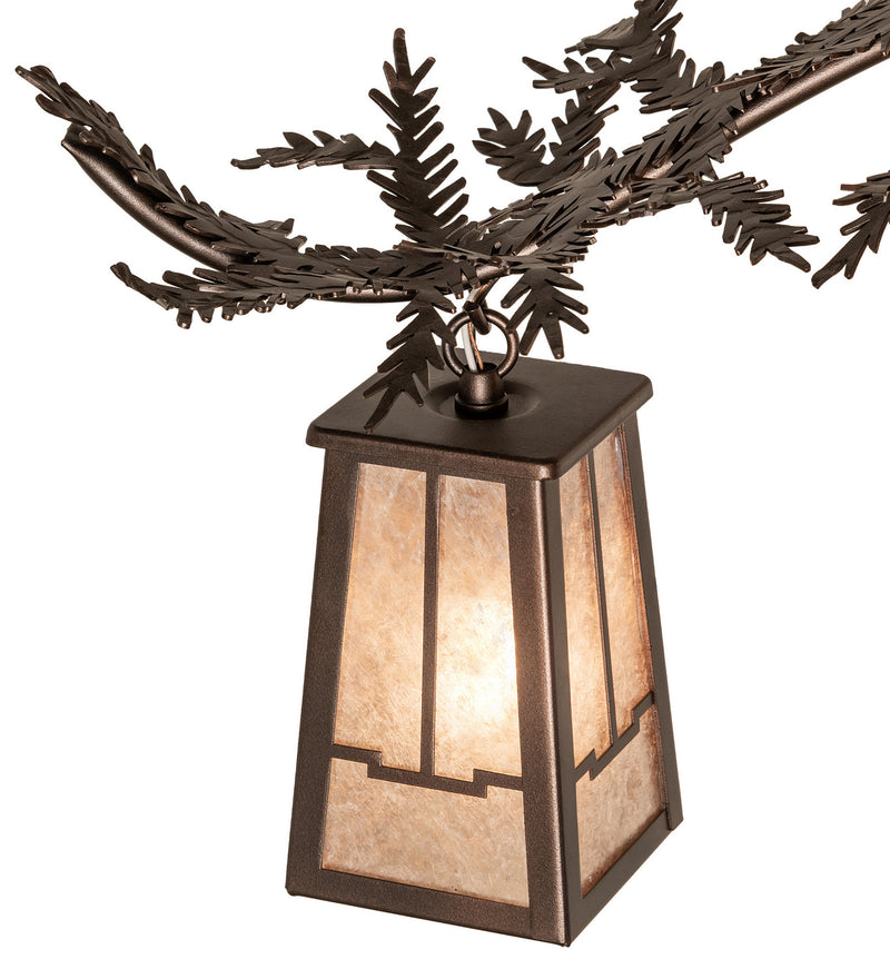 Meyda Tiffany 251446 12 Light Chandelier, Mahogany Bronze