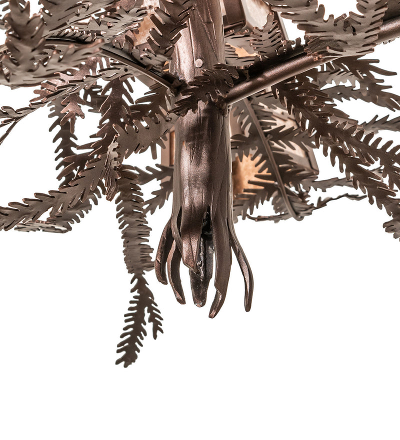 Meyda Tiffany 251446 12 Light Chandelier, Mahogany Bronze