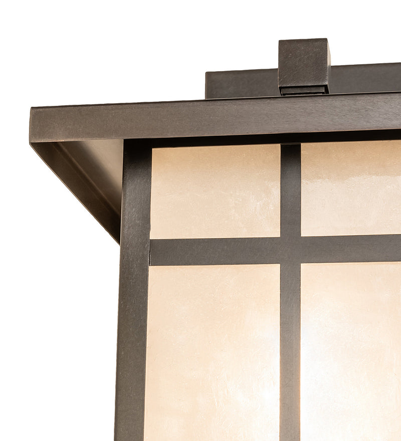 Meyda Tiffany 251746 One Light Wall Sconce, Craftsman Brown On Copper