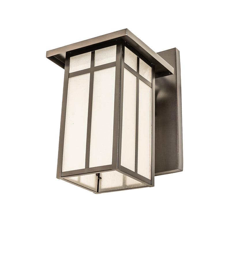 Meyda Tiffany 251750 One Light Wall Sconce, Craftsman Brown On Copper