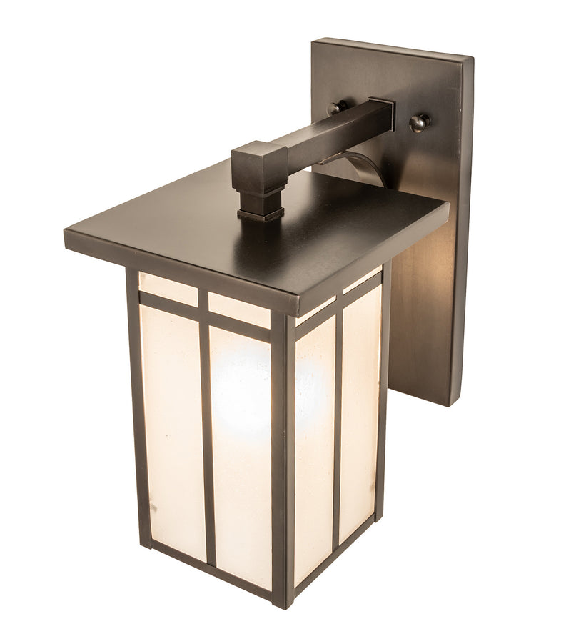 Meyda Tiffany 251750 One Light Wall Sconce, Craftsman Brown On Copper