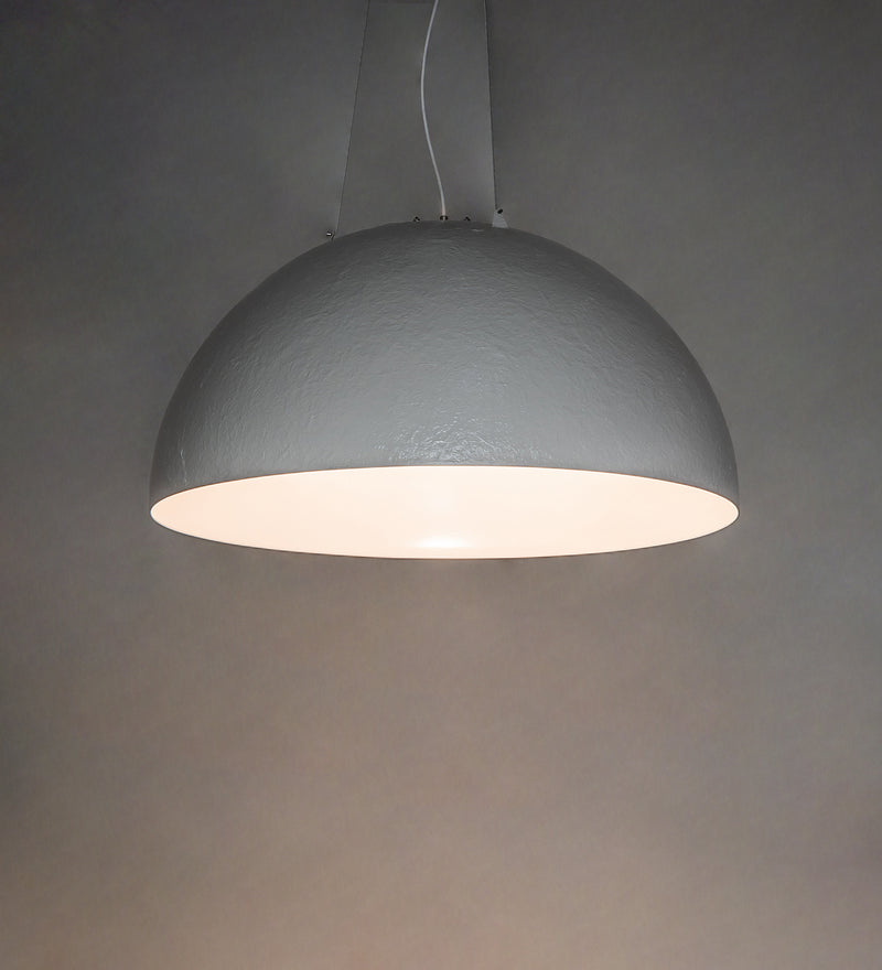 Meyda Tiffany 252447 One Light Pendant, Matte White & Nickel