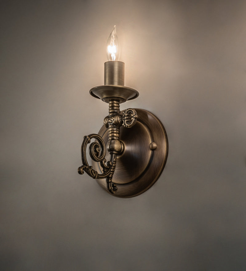 Meyda Tiffany 252549 LED Wall Sconce, Antique Brass