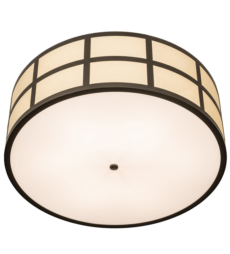 Meyda Tiffany 252830 Six Light Semi-Flushmount, Timeless Bronze