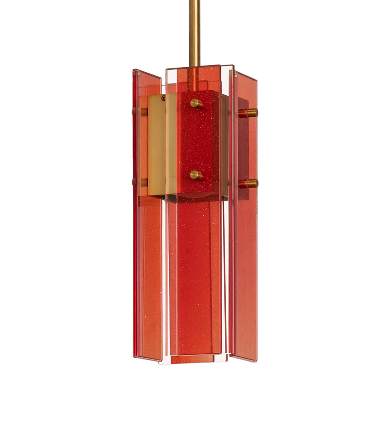 Meyda Tiffany 253893 LED Pendant, Gold Nickel