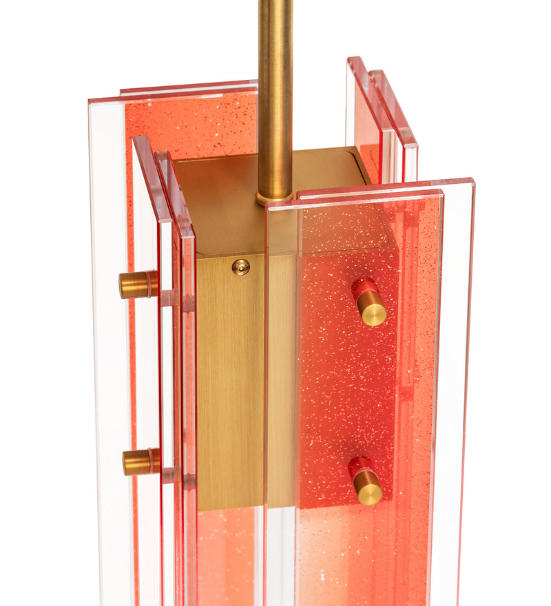 Meyda Tiffany 253893 LED Pendant, Gold Nickel