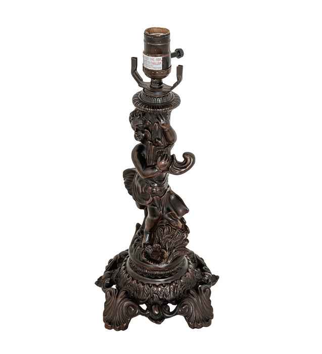 Meyda Tiffany 254237 One Light Table Lamp, Antique,Mahogany Bronze