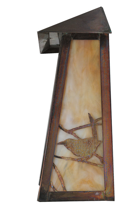 Meyda Tiffany 254443 LED Wall Sconce, Vintage Copper