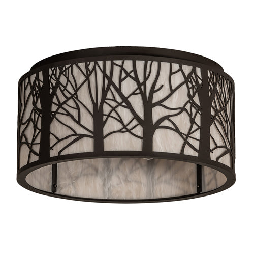 Meyda Tiffany 254459 Four Light Flushmount, Oil Rubbed Bronze