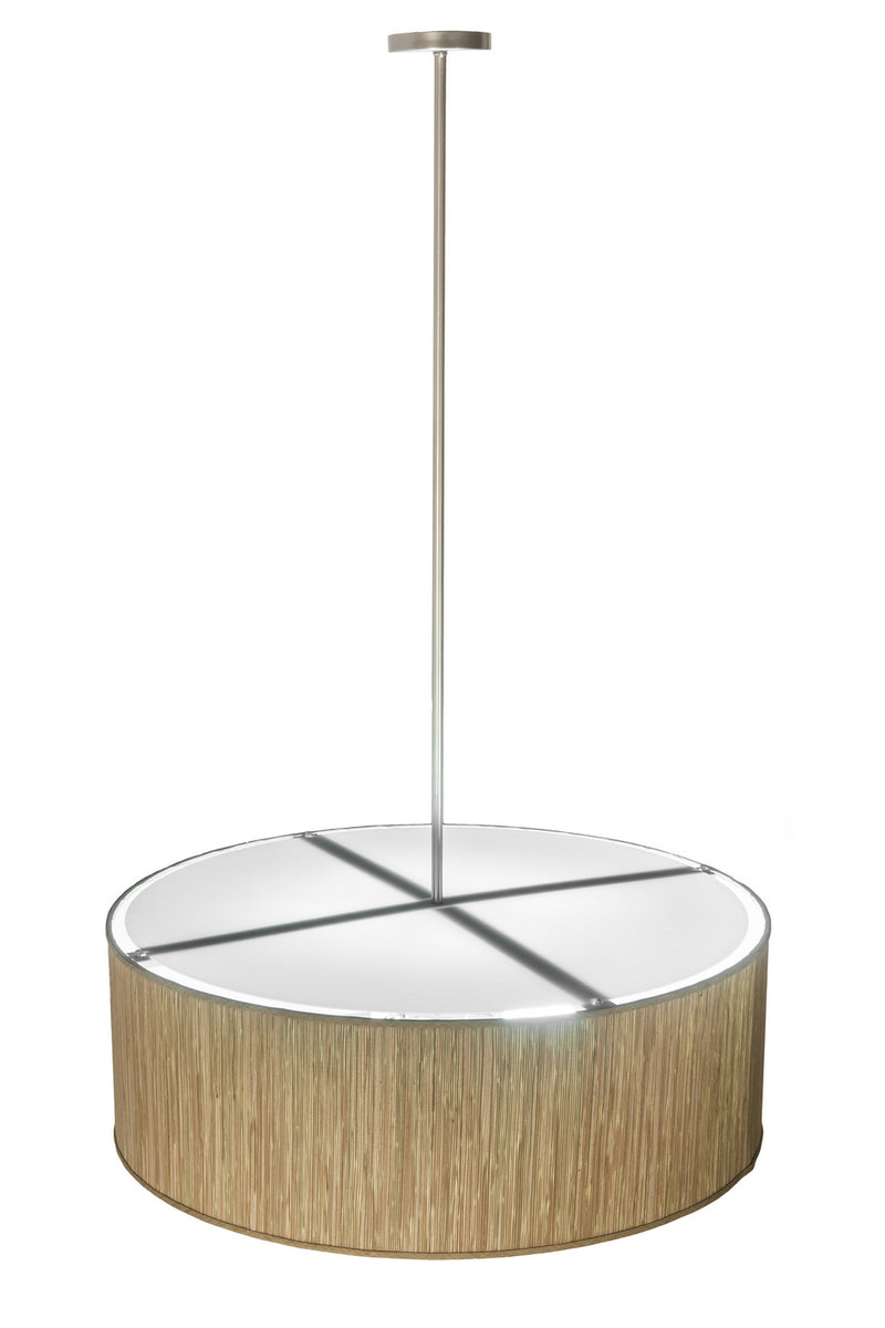 Meyda Tiffany 254568 LED Pendant, Natural Aluminum