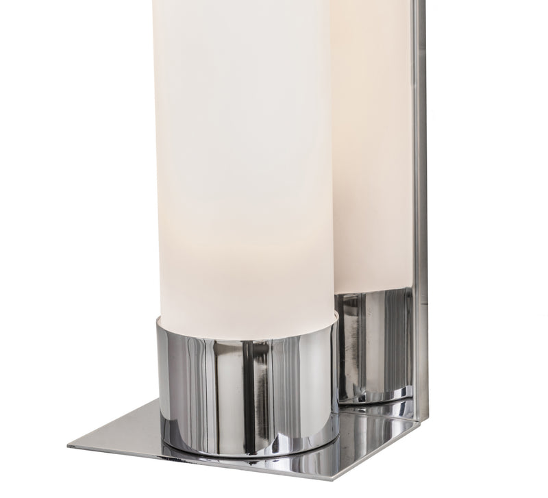 Meyda Tiffany 254571 LED Wall Sconce, Polished Stainless Steel