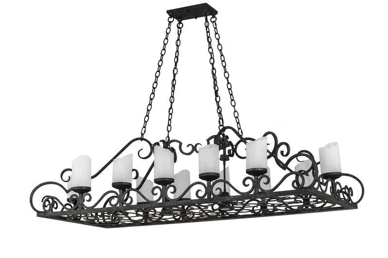 Meyda Tiffany 254701 LED Chandelier, Smoke