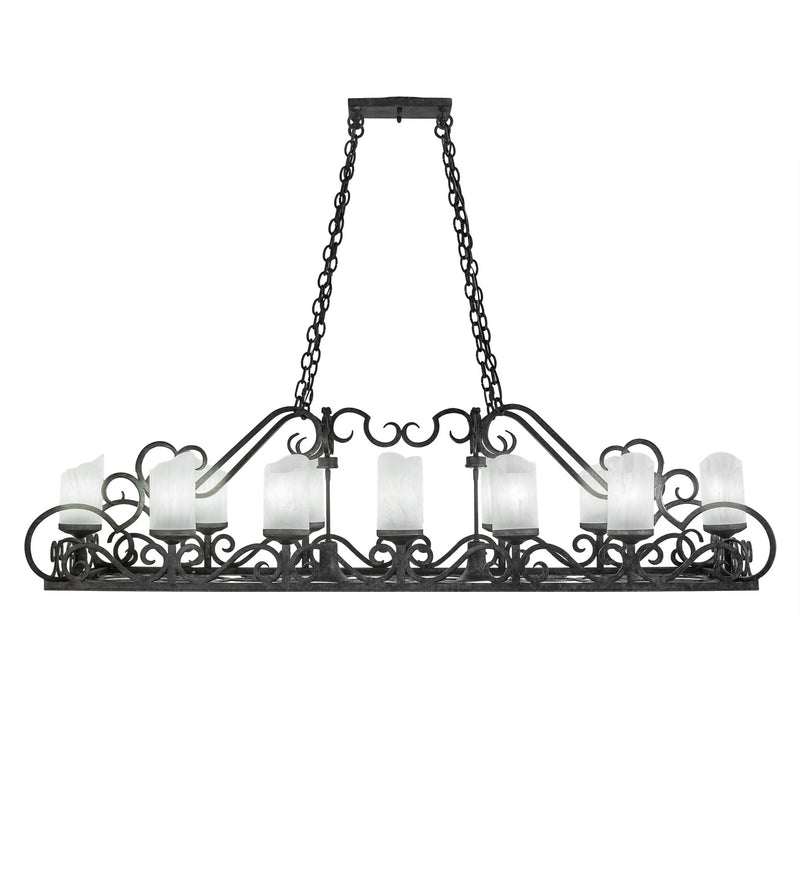 Meyda Tiffany 254701 LED Chandelier, Smoke