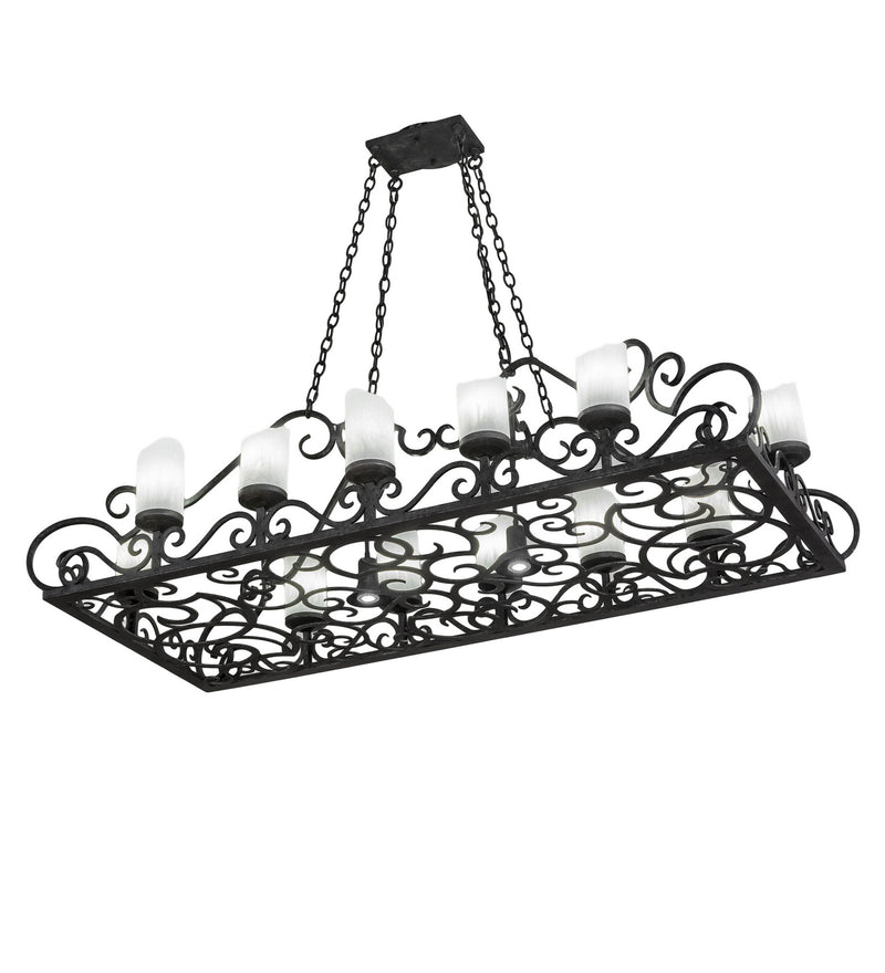Meyda Tiffany 254701 LED Chandelier, Smoke
