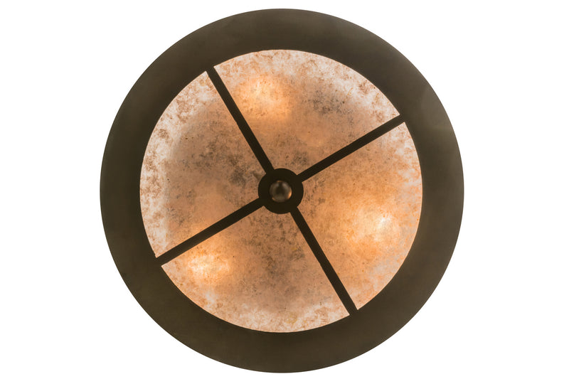 Meyda Tiffany 254703 LED Flushmount, Antique Copper