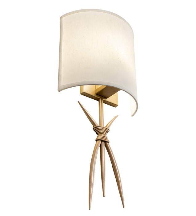 Meyda Tiffany 254756 LED Wall Sconce, Champagne Silver Metallic