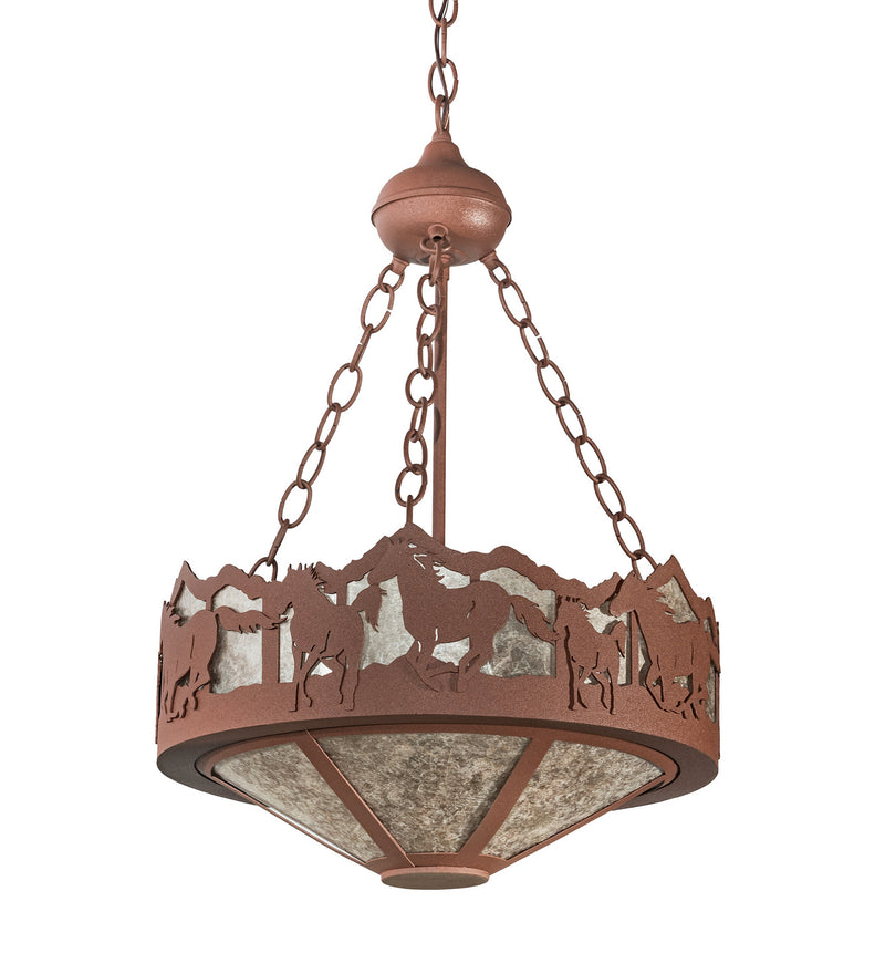 Meyda Tiffany 254760 LED Pendant, Rust