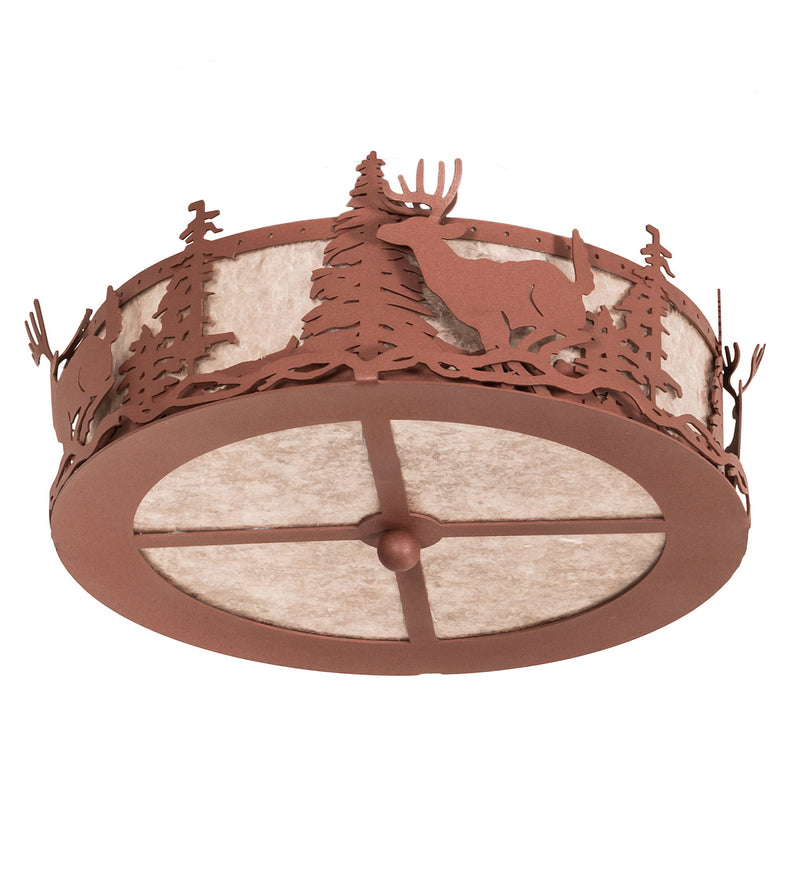 Meyda Tiffany 254762 LED Fan Light Fixture, Rust