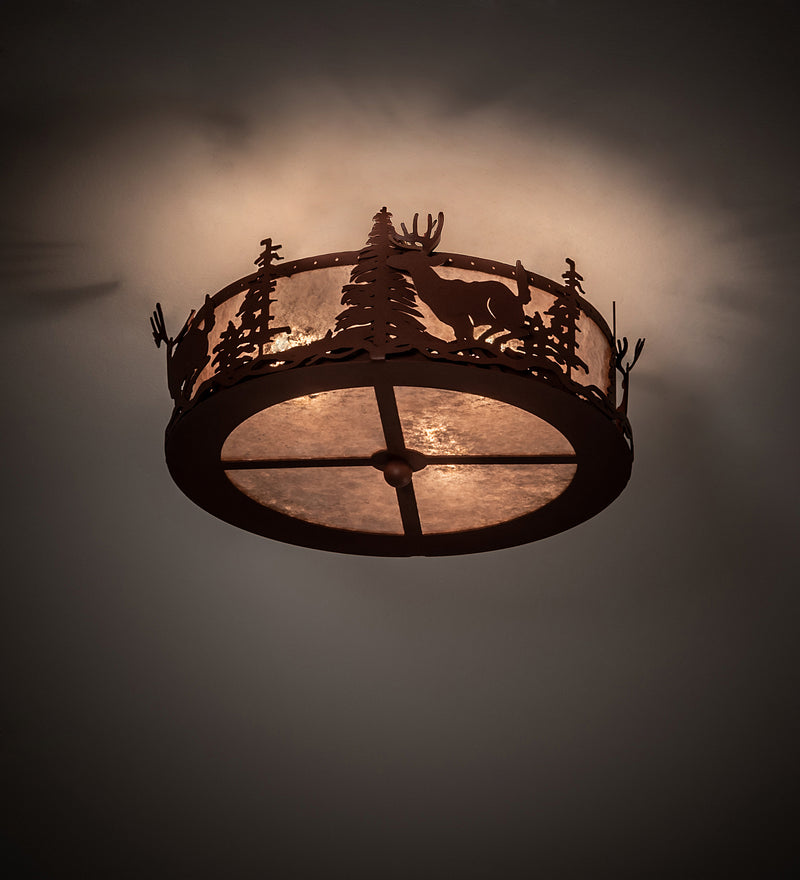 Meyda Tiffany 254762 LED Fan Light Fixture, Rust