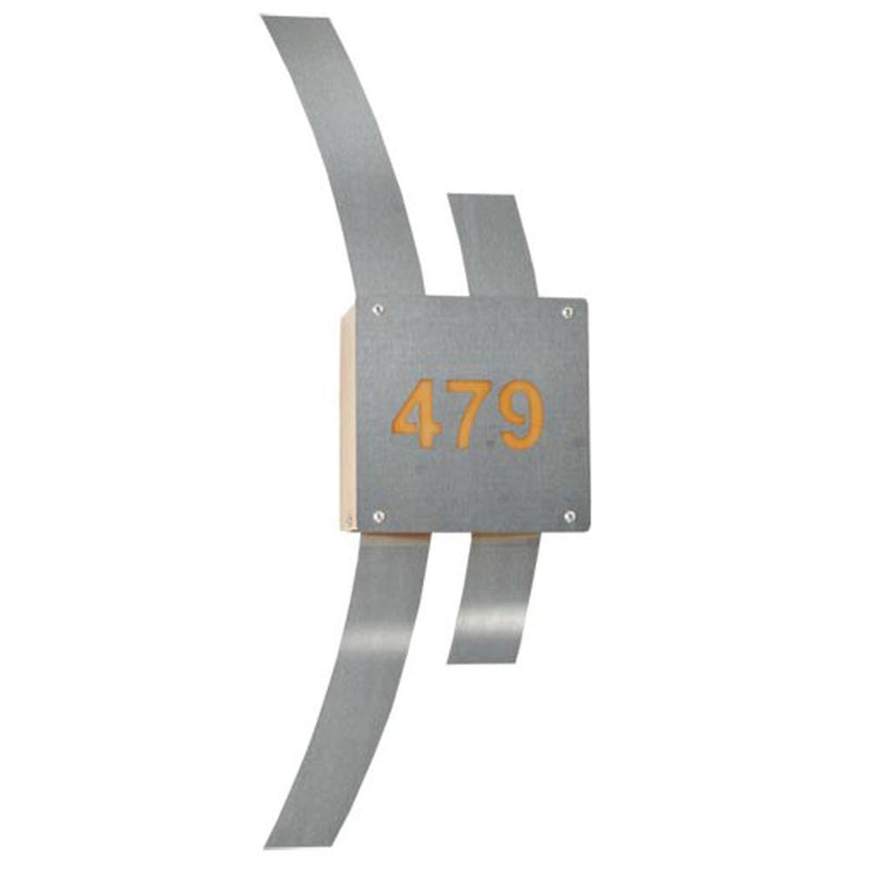 Meyda Tiffany 254831 LED Wall Sconce, Brushed Stainless Steel