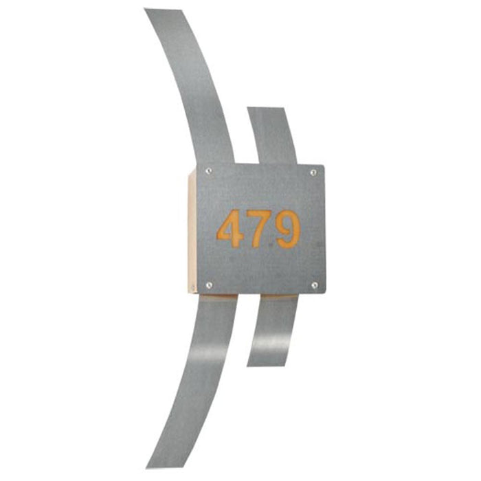 Meyda Tiffany 254831 LED Wall Sconce, Brushed Stainless Steel