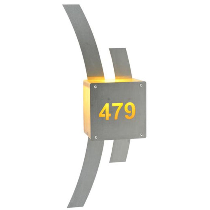 Meyda Tiffany 254831 LED Wall Sconce, Brushed Stainless Steel