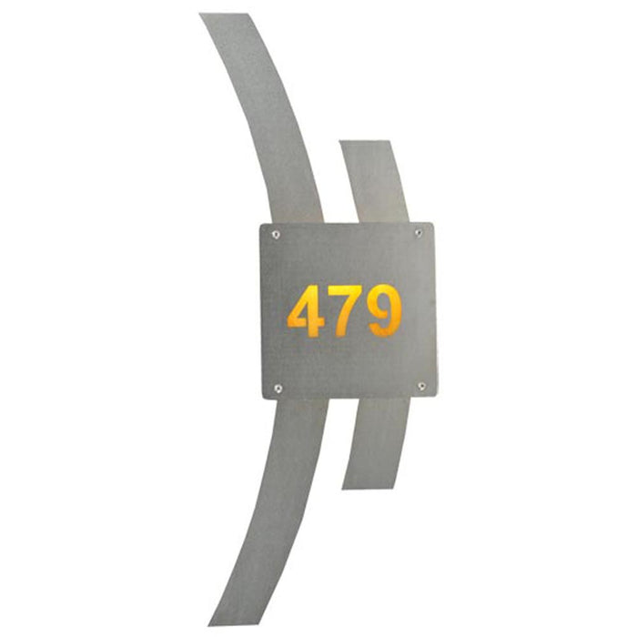 Meyda Tiffany 254831 LED Wall Sconce, Brushed Stainless Steel