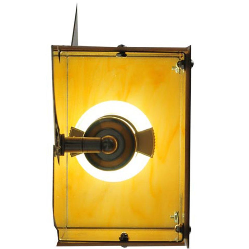 Meyda Tiffany 254831 LED Wall Sconce, Brushed Stainless Steel