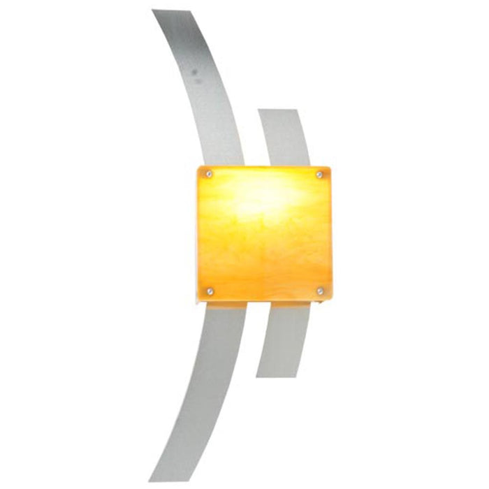 Meyda Tiffany 254834 LED Wall Sconce, Brushed Stainless Steel