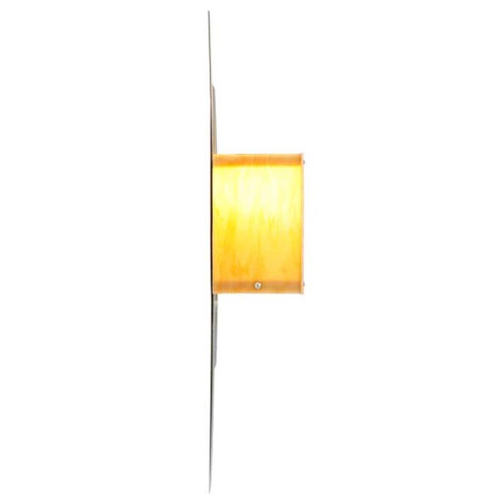 Meyda Tiffany 254834 LED Wall Sconce, Brushed Stainless Steel