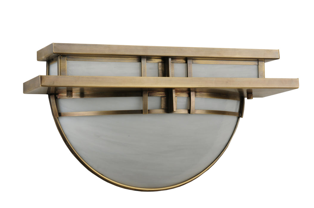 Meyda Tiffany 254838 LED Wall Sconce, Antique Brass