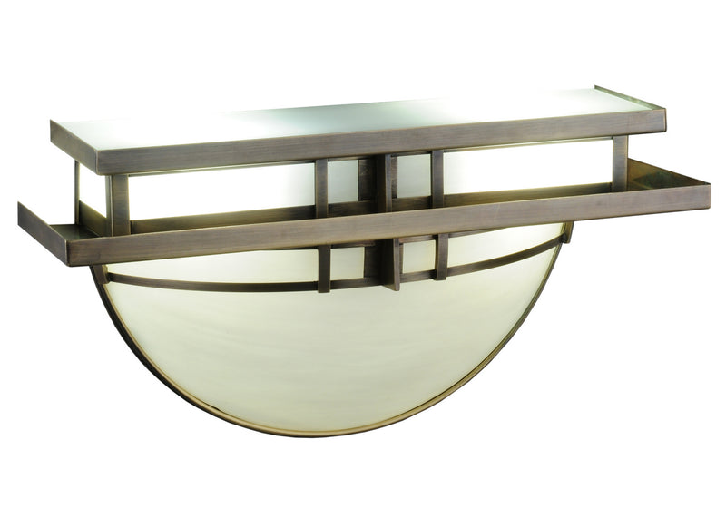 Meyda Tiffany 254838 LED Wall Sconce, Antique Brass