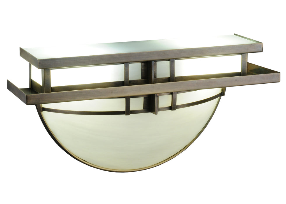Meyda Tiffany 254838 LED Wall Sconce, Antique Brass