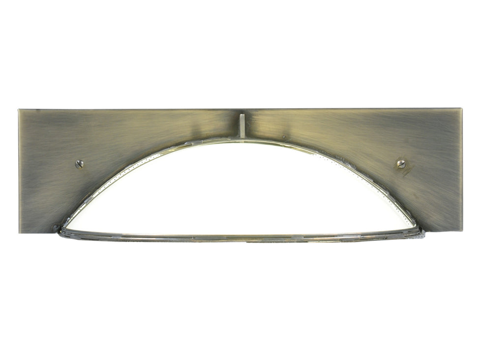 Meyda Tiffany 254838 LED Wall Sconce, Antique Brass