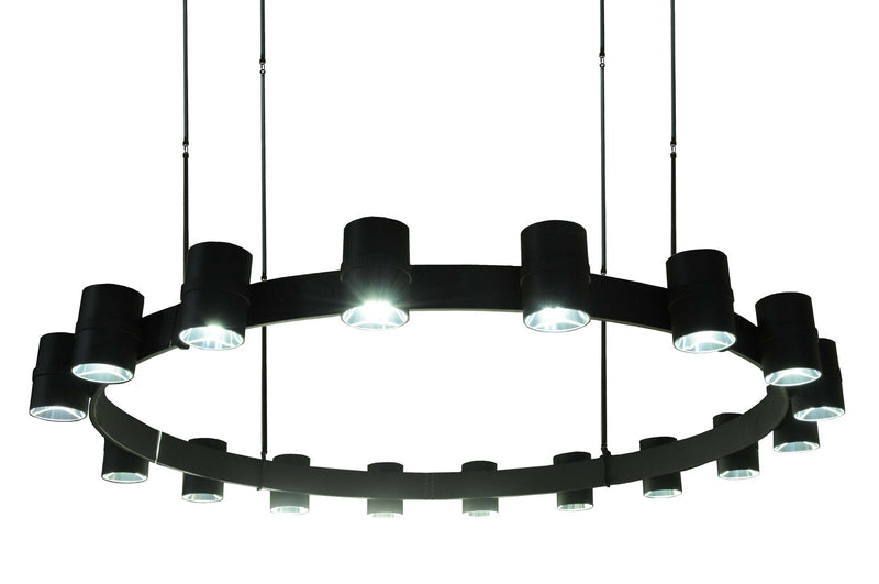 Meyda Tiffany 254909 LED Chandelier, Wrought Iron