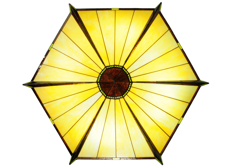 Meyda Tiffany 254938 Four Light Pendant, Timeless Bronze