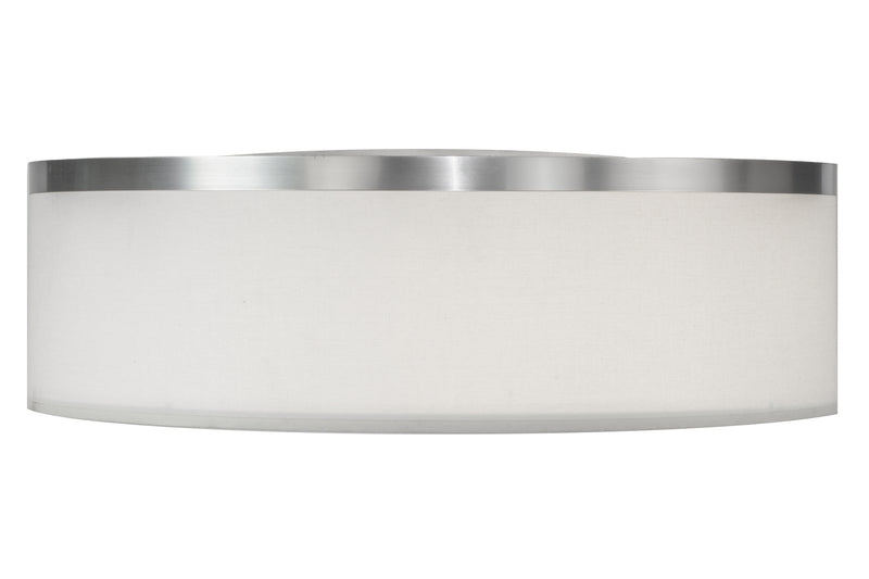 Meyda Tiffany 254940 Two Light Flushmount, Brushed Nickel