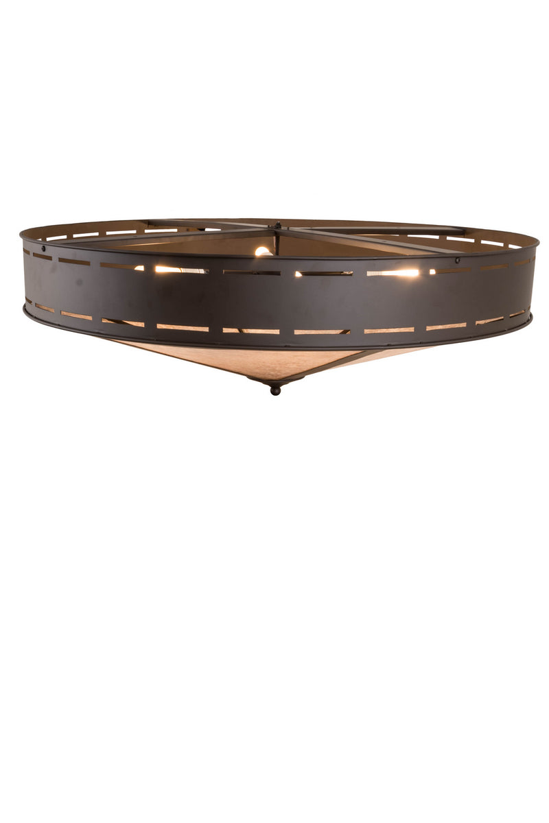 Meyda Tiffany 254942 Six Light Flushmount, Oil Rubbed Bronze