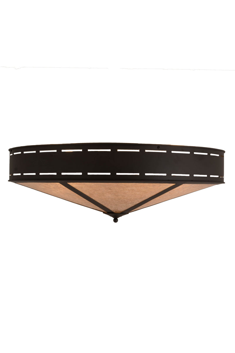 Meyda Tiffany 254942 Six Light Flushmount, Oil Rubbed Bronze