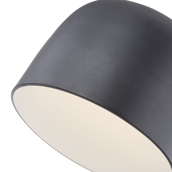 Kuzco Lighting FM44912-BK/WH LED Flush Mount, Black/White