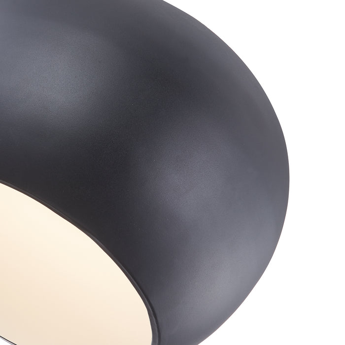 Kuzco Lighting FM44614-BK/WH LED Flush Mount, Black/White