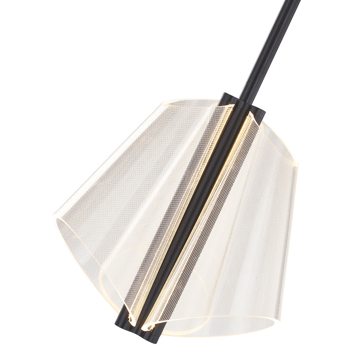 Kuzco Lighting PD62511-BK/LG LED Pendant, Black/Light Guide