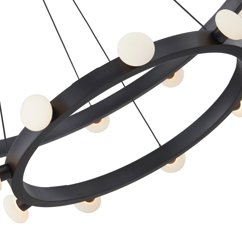 Kuzco Lighting CH63436-BK LED Chandelier, Black