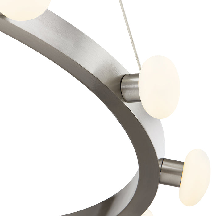Kuzco Lighting PD63428-BN LED Pendant, Brushed Nickel