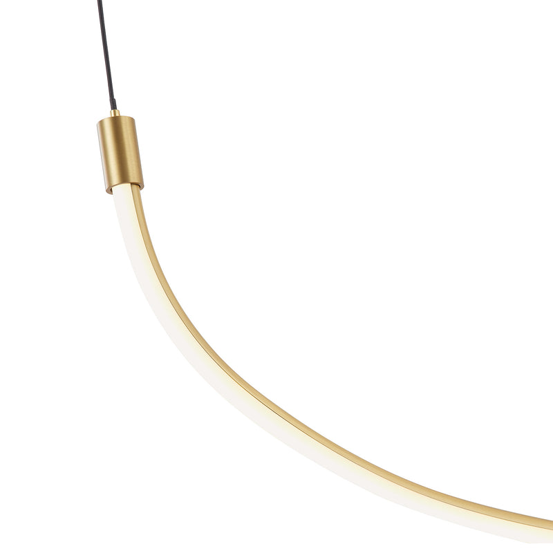 Kuzco Lighting LP89036-BG LED Pendant, Brushed Gold