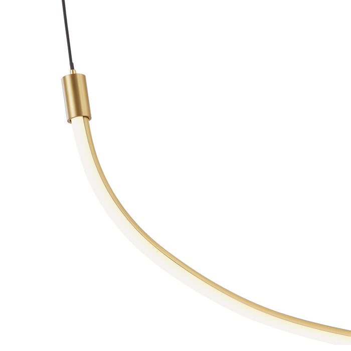 Kuzco Lighting LP89036-BG LED Pendant, Brushed Gold