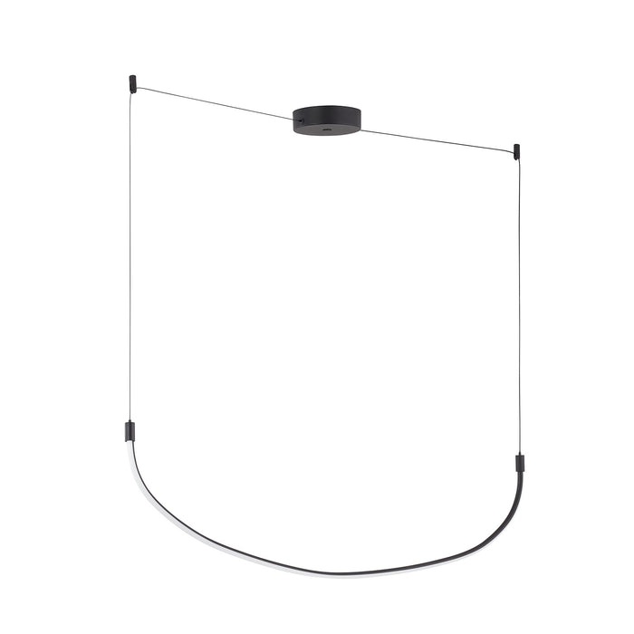 Kuzco Lighting LP89036-BK LED Pendant, Black